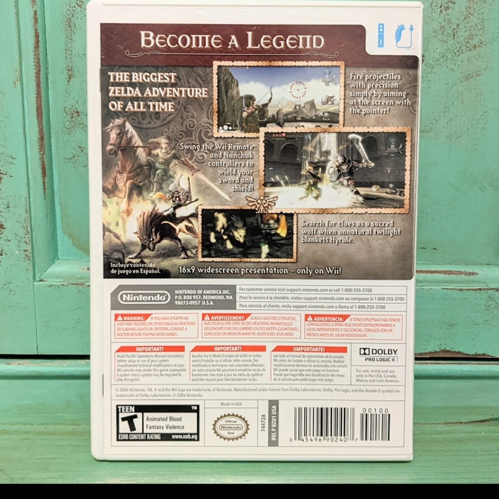 The Legend of Zelda Twilight Princess Wii 2006 - Picture 4 of 4